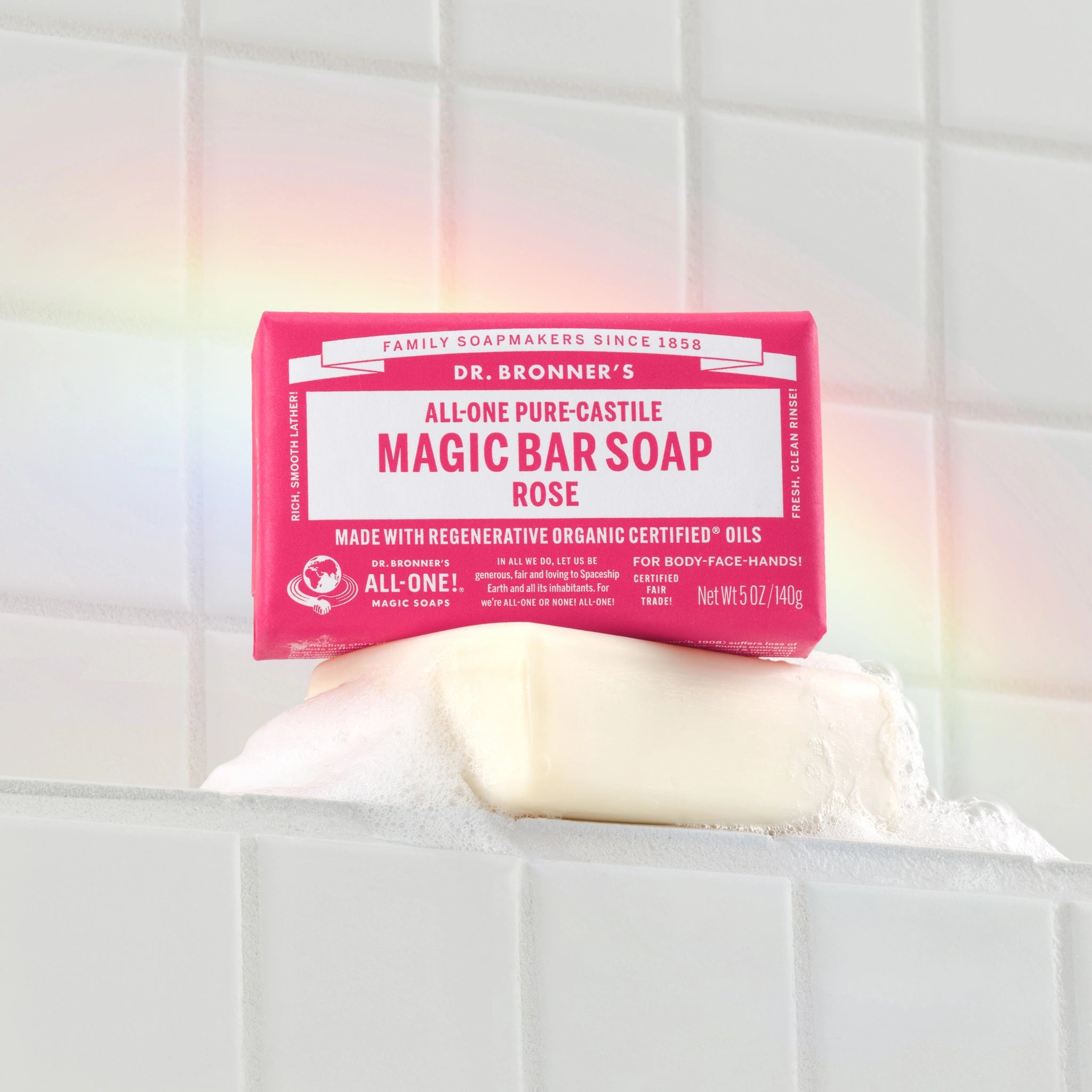 Alternative view of Rose - Pure-Castile Magic Bar Soap